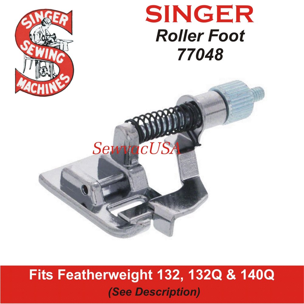 Singer Zipper Foot 77049 Fits Featherweight Models 132, 132, & 140Q