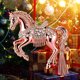 thumbnail image 5 of Yunuuuoa Acrylic Christmas Trailer Ornament 2D Flat Hanging Pendant Holiday Home Decor Interior Wall Decoration for Festive Seasonal Party Indoor Outdoor Housewarming Gift, 5 of 5