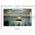 thumbnail image 5 of Art.com Rainy Lake, International Falls, Minnesota Art Print, White Frame Wall Art, 23" x 17", 5 of 5