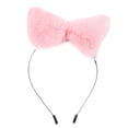 thumbnail image 2 of Womens Hairband Anime Hairband Halloween Hairhoop - Rosado, tal se describe Soledad Diadema de orejas de gato, 2 of 7