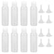 thumbnail image 1 of Botella de viaje para cosméticos, minienvases de plástico vacíos transparentes con 8 embudos para loción de Perfume, 100ml, 8 Uds., 1 of 8
