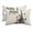 Red, Green, Ivory, variant on Paris Eiffel Tower Outdoor Pillows for Chaise Lounge Chair Waterproof Lumbar Pillows with Insert&Adjustable Strap Beach Headrest Pillow Vintage Rose Floral Sculpture Butterfly Pool Pillow 11"x16"
