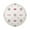 Minimalist Line Snowflakes and Stars, variant on 15.4" Round Placemat Set of 1 Polyester Fabric Place Mats Non-Slip Dining Kitchen Table Mats for Kitchen Party Decor Vase and Fruit Pattern