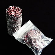 100pcs 1'' Flat Linerless Double Sided Painted Flattened Bottle Caps Craft #24