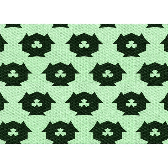 Ahgly Tapis Rectangulaire Lavable en Machine Intérieur Transitionnel Vert Forêt Foncé, 8 Pieds x 12 Pieds
