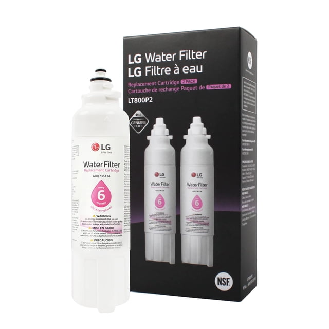 Filtro de agua para nevera LG LT800P2, 6 meses, 757L, blanco