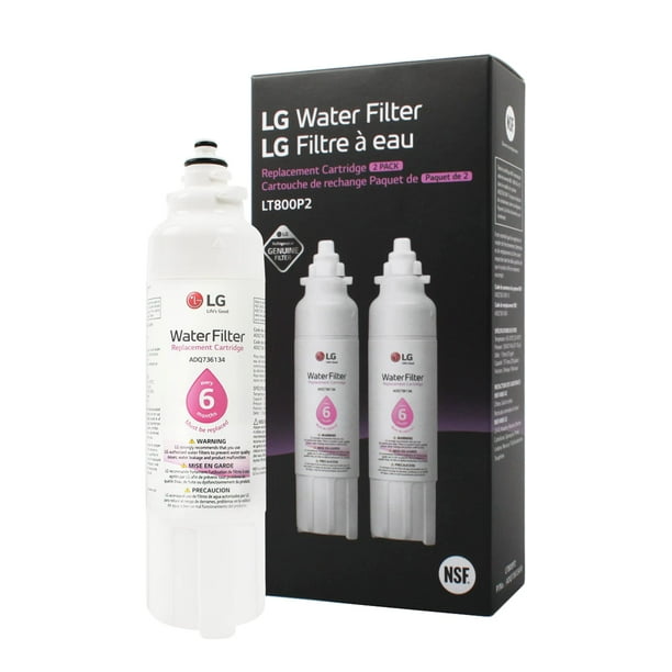 Filtro de agua para nevera LG LT800P2, 6 meses, 757L, blanco