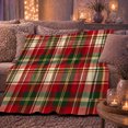 thumbnail image 6 of Classic Autumn Tartan Plaid, Festive autumn celebration Scene, Warm Flannel Blanket for Living Room and Family Room with Detailed Artwork, Art Lovers autumn celebration Gift, Festive Home Decor, 6 of 9