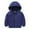 Navy, variant on Mercatoo Boys Girls Kids Hooded with Pockets Solid Color Short Cotton Puffy Jacket Coat for 𝐁abies Girls Winter Girl Kids Coat