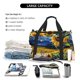 thumbnail image 5 of Balery Starry Sky Sunflower Bolsa de Gimnasio para Mujeres, Bolsa de Viaje con Bolsillo Húmedo, Bolsa de Fin de Semana para Mujeres, Bolsa de Viaje Resistente al Agua, 5 of 7
