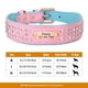 thumbnail image 1 of Personalized Dog Collar Bling Rhinestone Leather Pet Collars For Small Medium Large Dogs Engraved Pet ID Nameplate Necklace ShopWise Round, 1 of 20