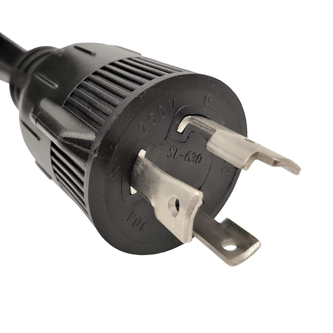 Parkworld 885392A Welding Adapter cord L6-30 Plug 3-Prong 30A Locking Male to 6-50 Receptacle 50 AMP Female (25 FT)