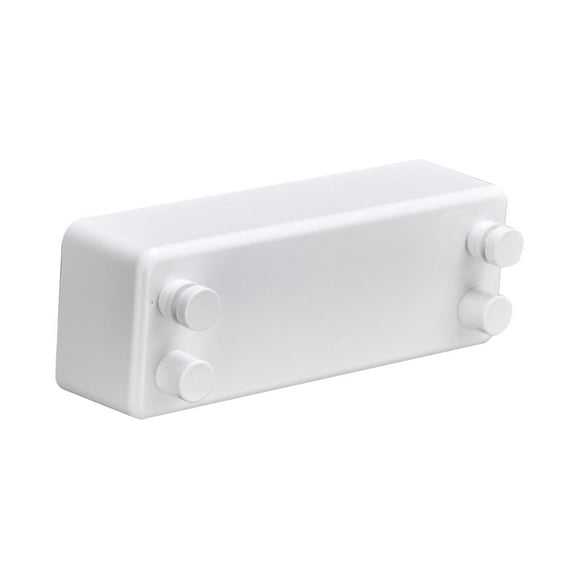 Outdoor Clothesline Retractable Clothesline Wall Hanging Clothesline Double Wall White