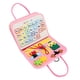 thumbnail image 4 of Tablero ocupado , tablero sensorial de juguete para mejorar la capacidad práctica de los niños, tablero de actividades para niños pequeños , Rosa estilo B, 4 of 7