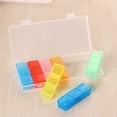 thumbnail image 2 of Bewildely Pastillero de plástico lavable con 21 compartimentos, caja de almacenamiento para tableta de chicle, organizador de escuela de Hotel Type3 NO3, 2 of 6