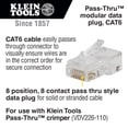 thumbnail image 4 of Kit de comprobador de cables y alambres VDV LAN Klein Tools 80085, 6 piezas, 4 of 9