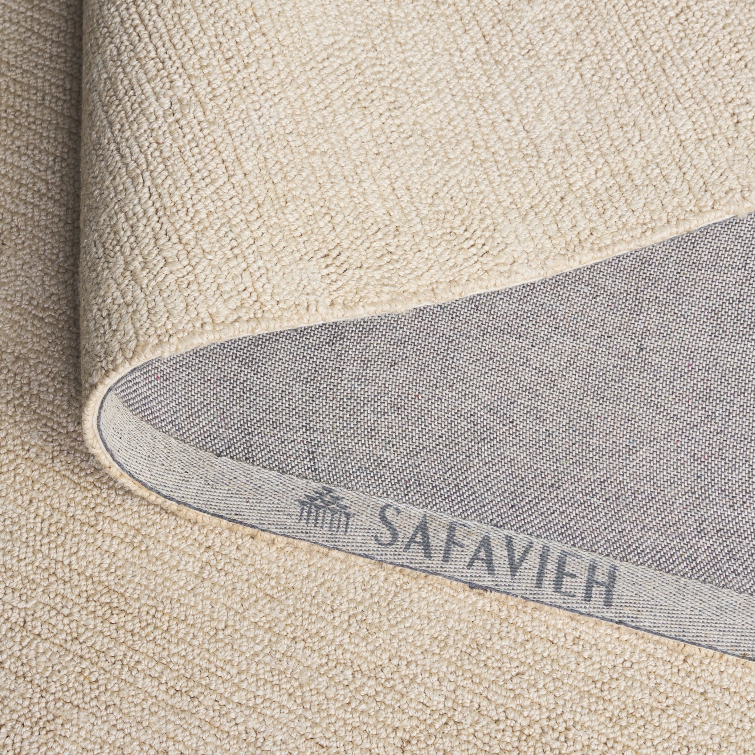 SAFAVIEH Natural Fiber Corine Solid Area Rug, Ivory, 6' x 6' Round