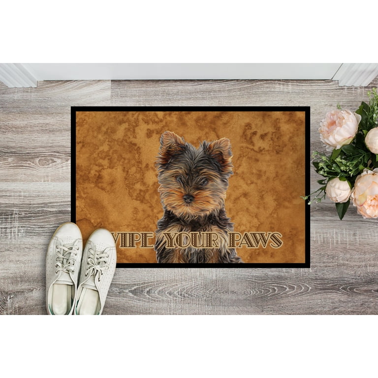 Carolines Treasures KJ1223MAT Yorkie Puppy Yorkshire Terrier