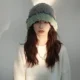 thumbnail image 4 of Gorro de punto de estilo japonés con orejas de conejo de colores, cálido, resistente al viento, para mujer, para otoño e invierno, para montar en motocicleta, 4 of 5