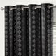 thumbnail image 1 of Cortinas Jinchan Blackout 95% Boho 244 cm Navidad Plata, 1 of 8