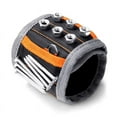 thumbnail image 1 of Magnetic Wristband,with Strong Magnets for Holding Screws, Nails, Drilling Bits ,Easy to Operate, 1 of 7