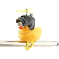 thumbnail image 3 of Motorcycle Accessories Small Yellow Duck Car Bicycle Ornamental Cute Helmet with Propeller Broken Wind Moto Decoration Dropship, 3 of 6