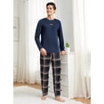 thumbnail image 4 of Men's Long Sleeve Letter Print Homewear Top, 4 of 5