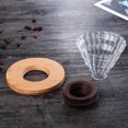 thumbnail image 3 of Becaristey Clear Glass Coffee Dripper Drop Over Funnel for Coffee Small Medium 1Set, 3 of 6