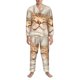 thumbnail image 3 of Fotbe Sleeping Cat In Blanket Pijama de Hombre con Estampado de Manga Larga, Conjunto de 2 Piezas, Ropa de Dormir Suave y Cómoda con Bolsillos-Medium, 3 of 7