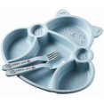 thumbnail image 1 of Toddler Kids Cute Cat Divided Plate Infant Di, For (), 1 of 4