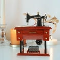 thumbnail image 3 of Vintage Sewing Music Box Musical Toy Sewing Machine Music Sartorius Model Play Creative Gift, 3 of 8