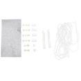 thumbnail image 1 of Cable de datos Baoblaze Juego de adhesivos protectores de cables para auriculares 7 8 Plata, 1 of 8