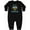 AB-Black, variant on Inktastic My 1st Hanukkah with Menorah and Stars Baby Fleece Romper