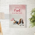 thumbnail image 2 of Every Fart is Love Note Basset Hound Guilty Face Happy Valentine's Vertical Matte Canvas Poster Bassets Dog Breed Lovers Gifts Idea Wall Art Home Decor - 01016, 2 of 5