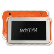 TechComm M1 7” HDD 8GB Android 5.1 Touch Screen Brightly Colored Tablet for Children with Dual Camera, WiFi and Bluetooth