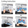 thumbnail image 5 of Yayeee Faucet Mat for Kitchen Sink 14.7" Diatomite Long Splash Guard Pad, Snow Mountain, 5 of 7