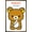 Bronze Framed Version, variant on Rilakkuma - I'm Always Feeling Relaxed Wall Poster, 14.725" x 22.375"