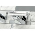 thumbnail image 4 of Kingston Brass KS6041CML Manhattan Two-Handle Wall Mount Roman Tub Faucet, Polished Chrome, 4 of 7