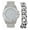 PNP/SLV GLIT, variant on Baguette Cut Diamond Crystal Bling'ed Out Mens Watch & Matching Iced Necklace & Bracelet - No Reasonable Doubt This is The Timepiece & Jewerly to Flaunt The Wealth - ST10372NB SLV Metal SLV 24"