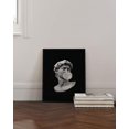 thumbnail image 4 of HAUS AND HUES Gum Poster Black David Michelangelo Poster Pictures for Bedroom Wall Decor Aesthetic Black Aesthetic Room Decor Black Pictures for Wall Decor (16” x 20” Unframed), 4 of 6