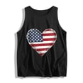 thumbnail image 5 of American Flag Tank Tops for Women 4th of July Tank Patriotic Shirt USA Flag Stars Stripes Sleeveless Tops, 5 of 5