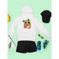 thumbnail image 3 of Tropical Summer Hawaiian Fun Icon Youth's Hoodie, 3 of 4
