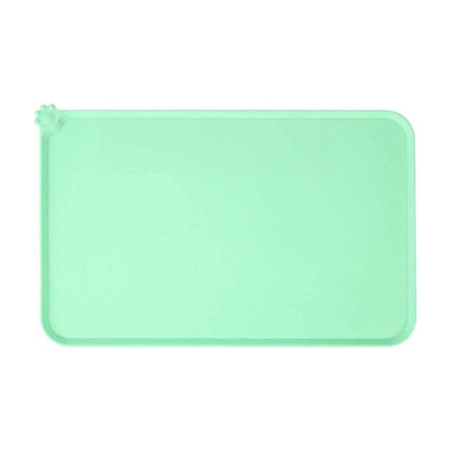 Silicone Dog Pee Pad Holder Tray 11.8x18.9 Inch Raised Edge No Spill Anti-Slip Easy Clean Reusable Pet Training Mat