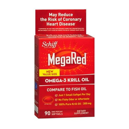 Schiff MegaRed Omega-3 Huile de Krill Gélules 90 ch (pack de 2)