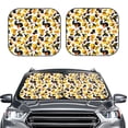 thumbnail image 2 of Gukieu Duck In Black Suit1 Print Car Windshield Sun Visor, Foldable Anti-UV Car Sun Visor Suitable for Vans, Trucks Car Accessories-Large, 2 of 6