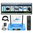 thumbnail image 1 of Super Box S5 Max Édition 2024: 4 Go DDR, 64 Go Stockage eMMC, Wi‐Fi 6 et Port Ethernet 1000 Mbps, 1 of 6