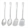 thumbnail image 1 of Juego de 4 Utensilios de Cocina de Acero Inoxidable. Incluye Espátula para Wok y Cuchara para Servir., 1 of 7