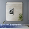 thumbnail image 6 of VIPLOOK Framed Wall Mounted Bathroom Vanity Mirror 48" * 36" - Black, 6 of 9