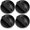 Black, variant on 2 Pcs Self Adhesive Door Stoppers, Stainless Steel Floor Door Stop Wall Protector, Half Dome Floor Gate Stopper for Living Room, Bedroom, Bathroom, Office (Yellow Bronze)
