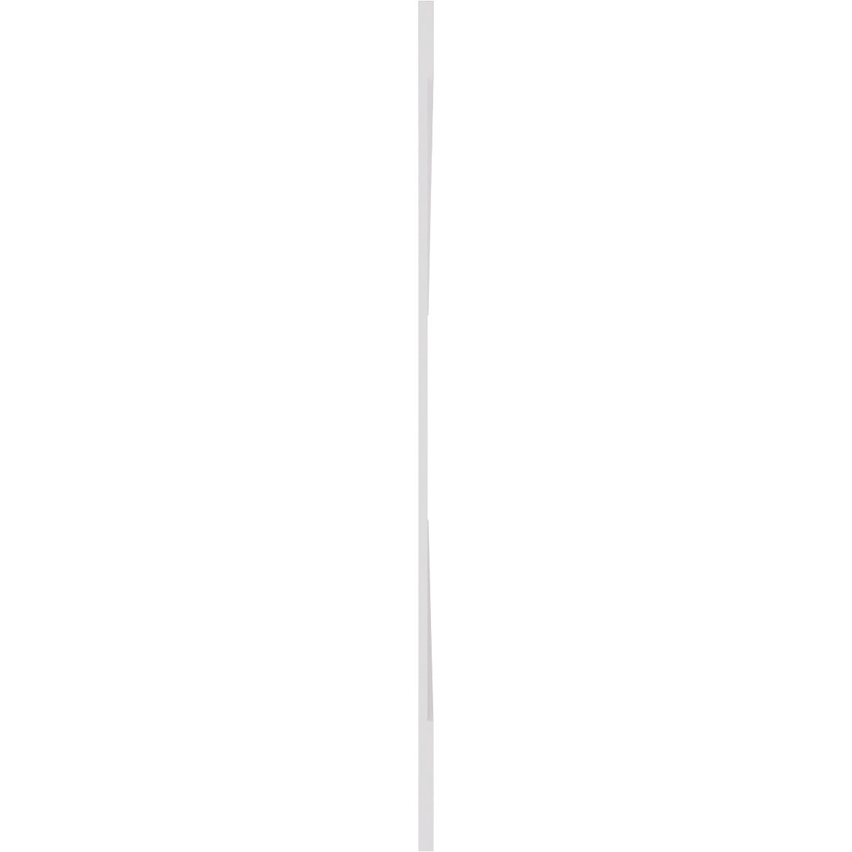 Ekena Millwork 36"H x 94 1/2"W Farmhouse Fence PVC Wainscot Paneling Kit